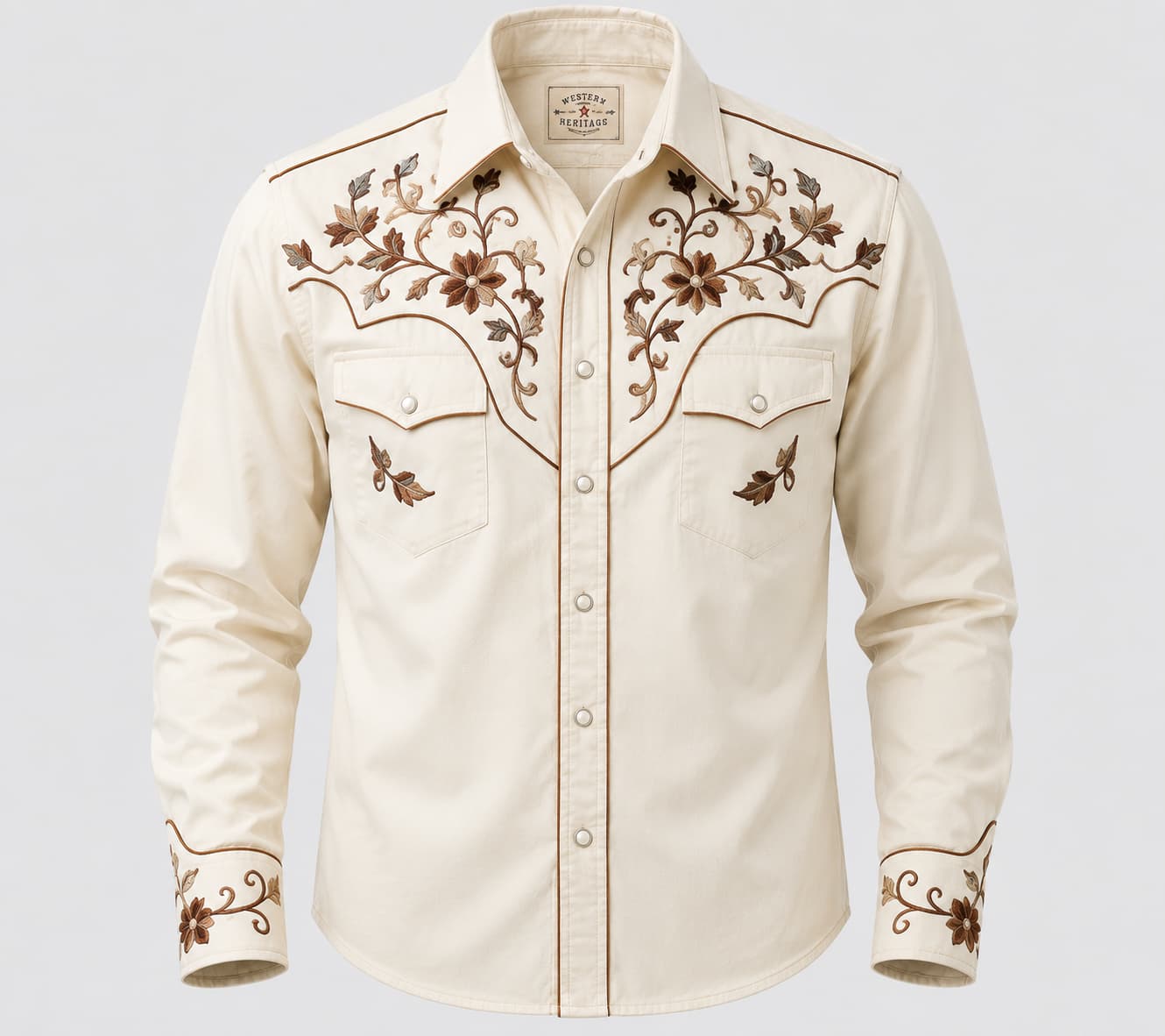 Embroidered Western Shirt